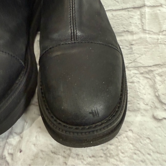 Sam Edelman WELLINGTON LUG SOLE CHELSEA BOOTS womens size 8.5 black - Picture 4 of 8